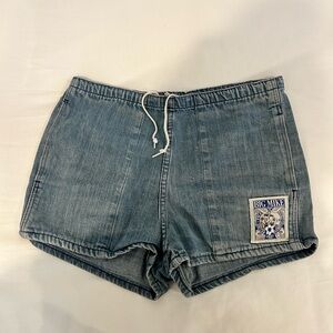 Women's Blue Denim Shorts